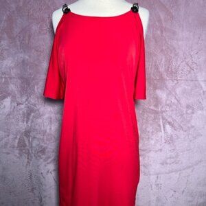 Womens Michael Kors Shoulder Chain Mini Dress Size Small